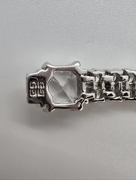 Vintage Givenchy Crystal Multi-Row Bracelet - Picture 5 of 8